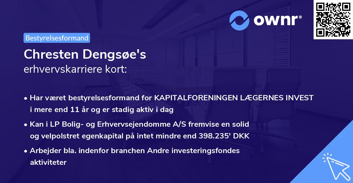 Chresten Dengsøe's erhvervskarriere kort