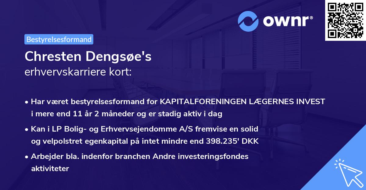 Chresten Dengsøe's erhvervskarriere kort