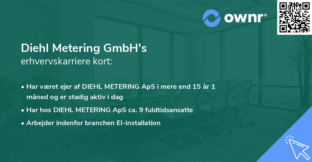 Diehl Metering GmbH's erhvervskarriere kort