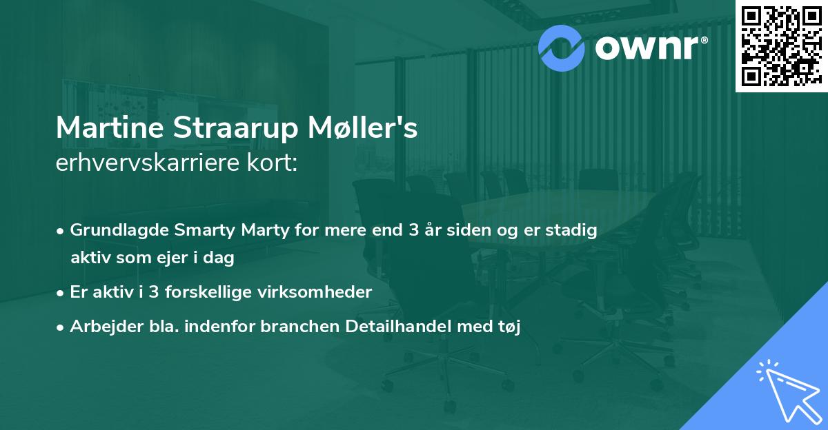 Martine Straarup Møller's erhvervskarriere kort