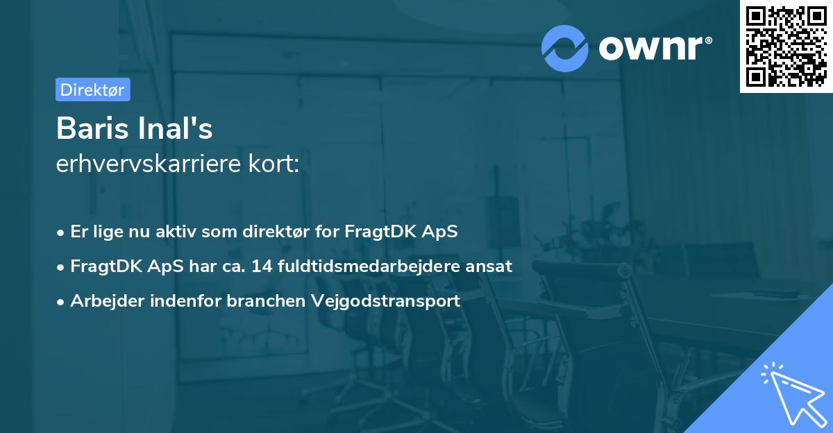 Baris Inal's erhvervskarriere kort