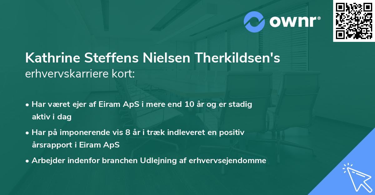 Kathrine Steffens Nielsen Therkildsen's erhvervskarriere kort