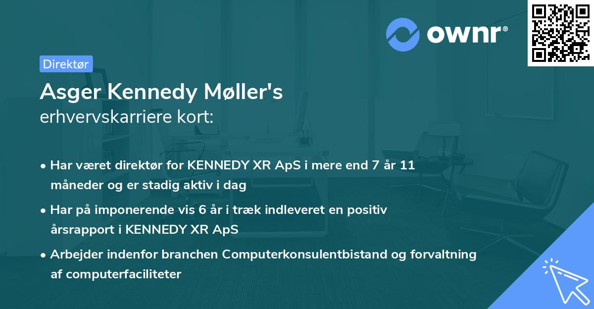 Asger Kennedy Møller's erhvervskarriere kort