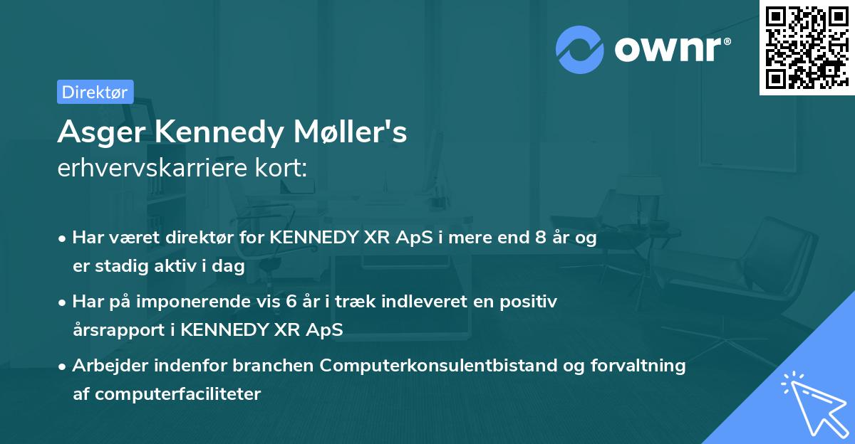 Asger Kennedy Møller's erhvervskarriere kort
