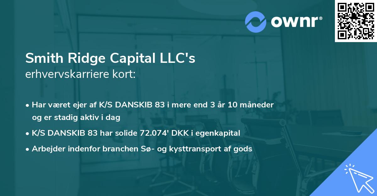 Smith Ridge Capital LLC's erhvervskarriere kort