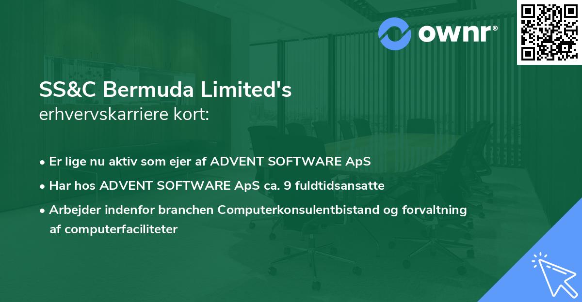 SS&C Bermuda Limited's erhvervskarriere kort