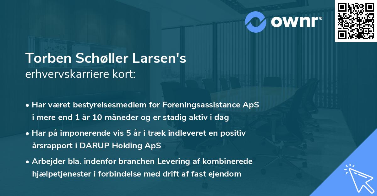 Torben Schøller Larsen's erhvervskarriere kort