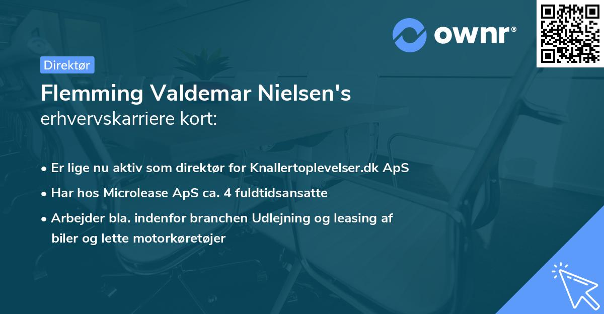 Flemming Valdemar Nielsen's erhvervskarriere kort