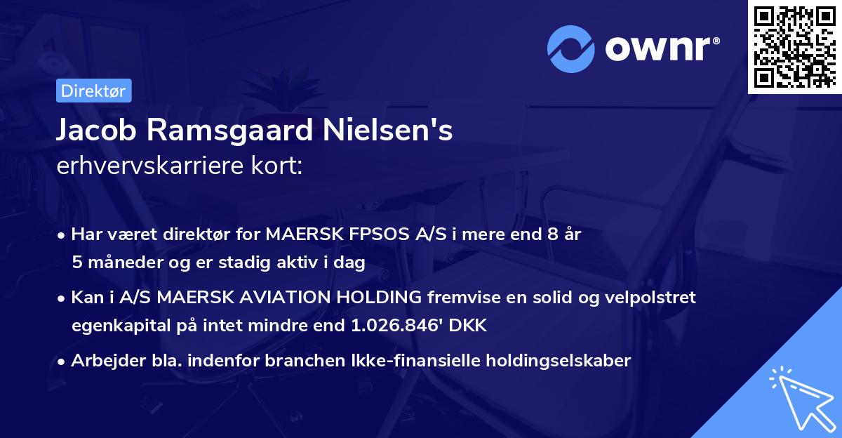 Jacob Ramsgaard Nielsen's erhvervskarriere kort