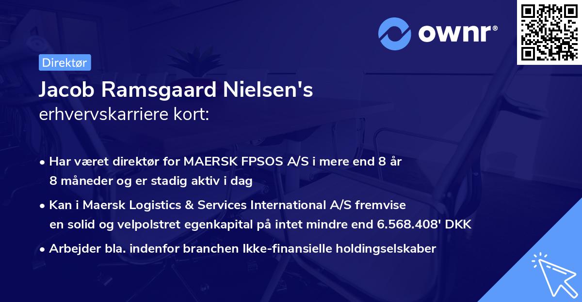 Jacob Ramsgaard Nielsen's erhvervskarriere kort