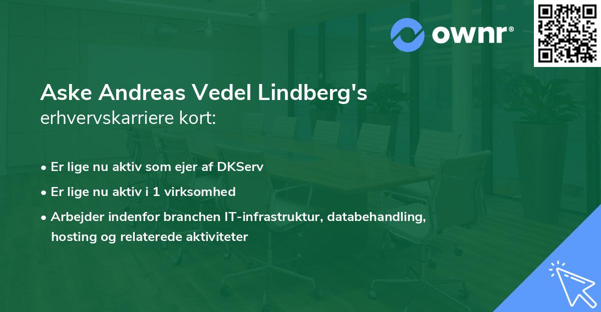 Aske Andreas Vedel Lindberg's erhvervskarriere kort