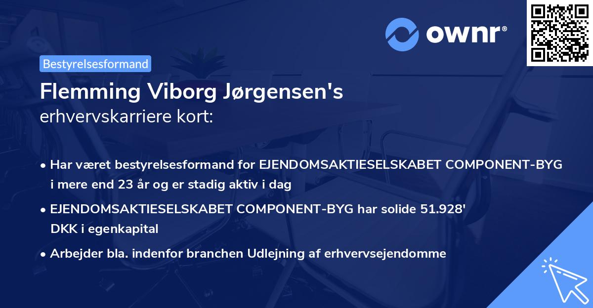 Flemming Viborg Jørgensen's erhvervskarriere kort