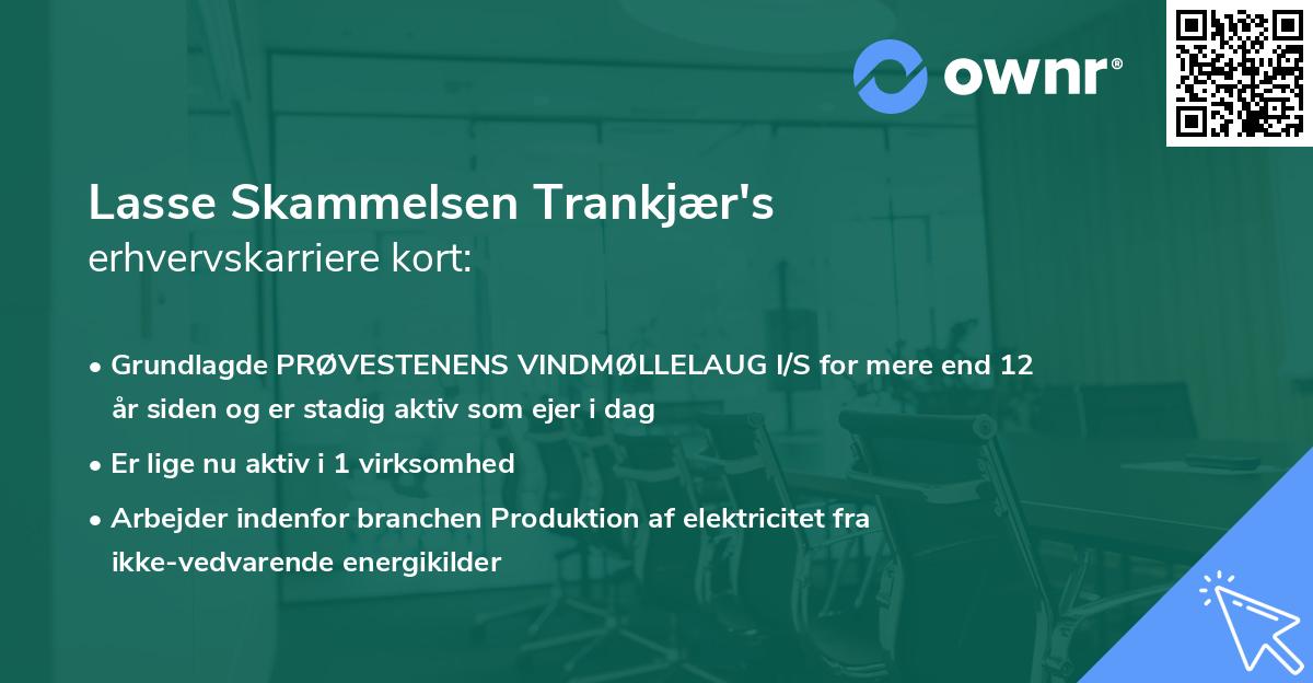 Lasse Skammelsen Trankjær's erhvervskarriere kort