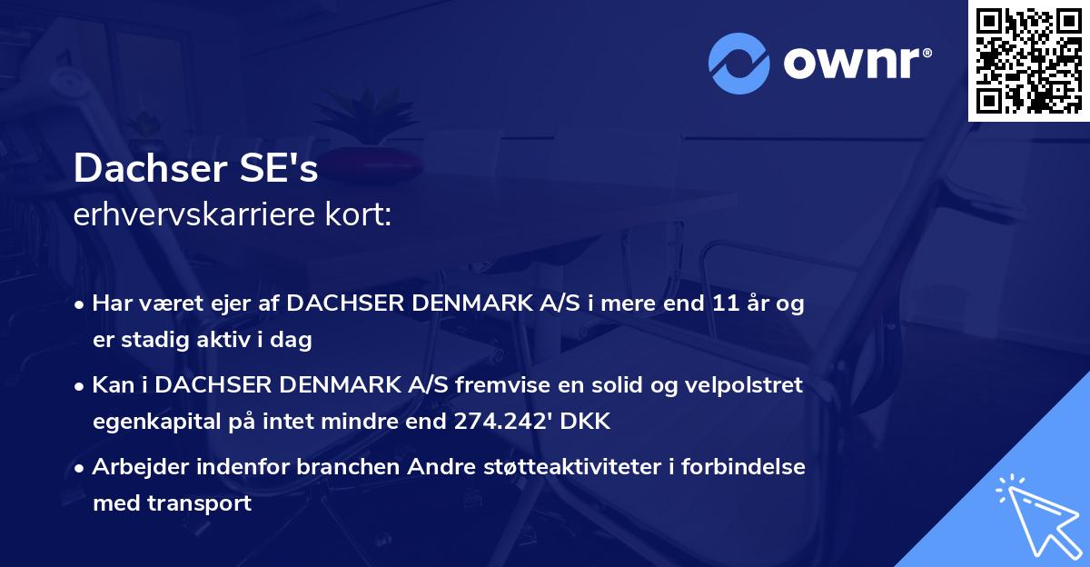 Dachser SE's erhvervskarriere kort