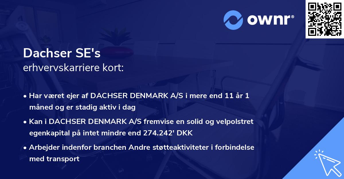 Dachser SE's erhvervskarriere kort