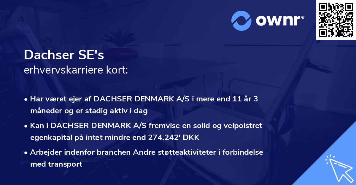 Dachser SE's erhvervskarriere kort