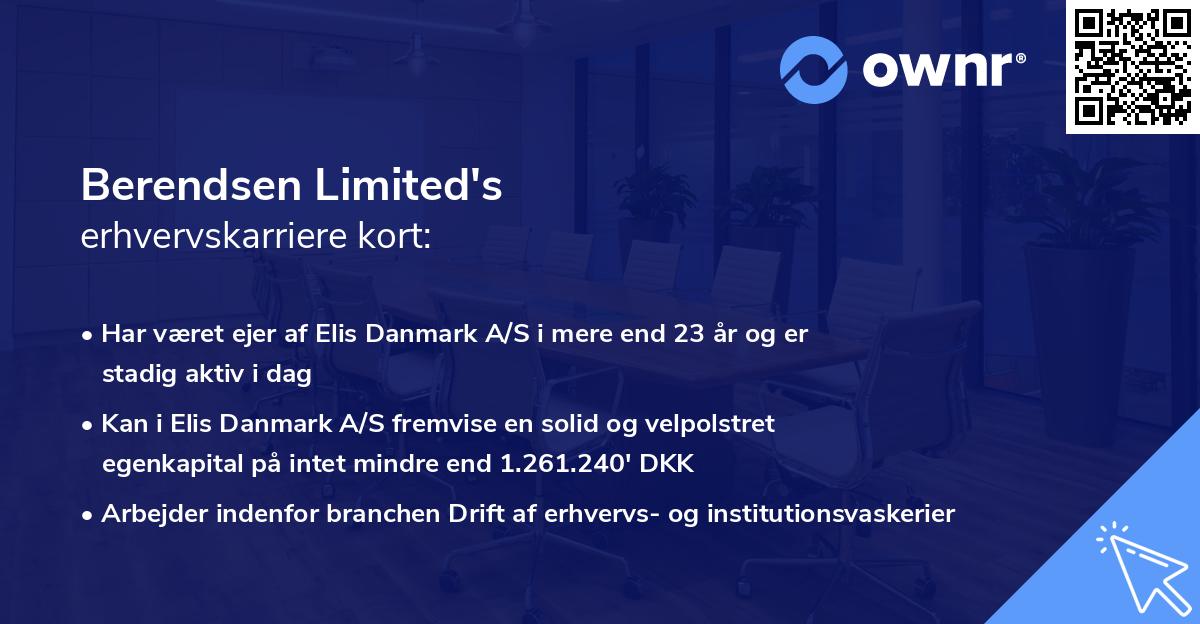 Berendsen Limited's erhvervskarriere kort