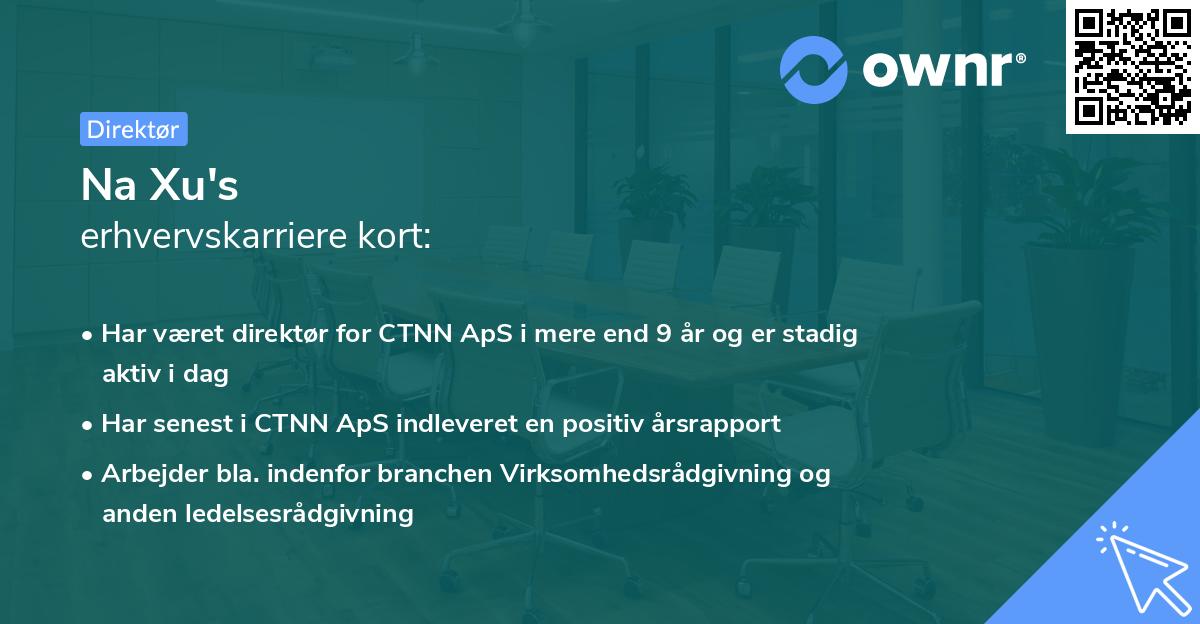 Na Xu's erhvervskarriere kort