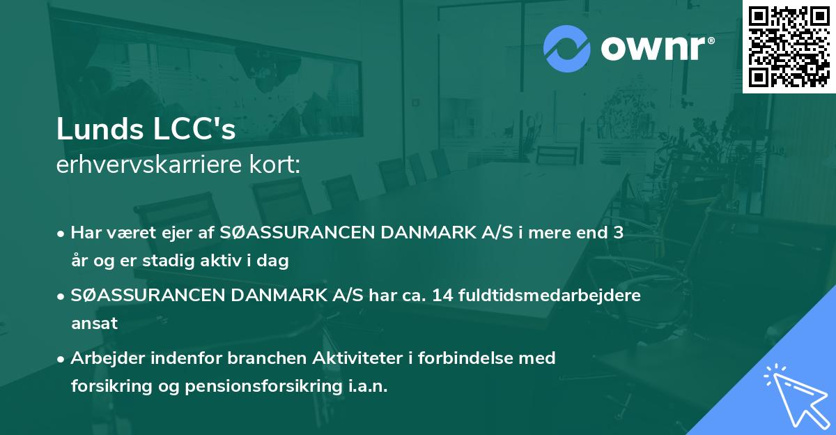 Lunds LCC's erhvervskarriere kort