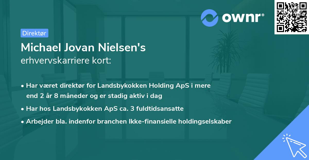 Michael Jovan Nielsen's erhvervskarriere kort