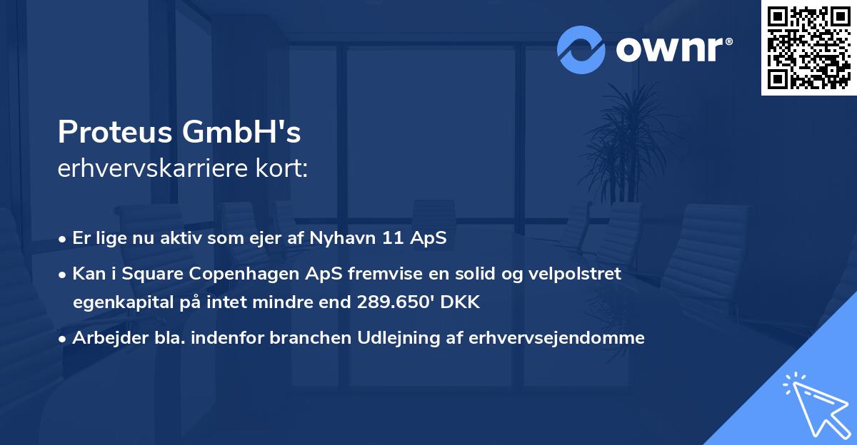 Proteus GmbH's erhvervskarriere kort