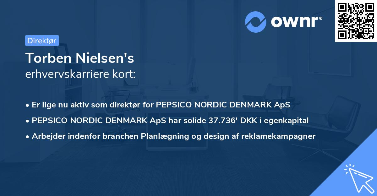 Torben Nielsen's erhvervskarriere kort