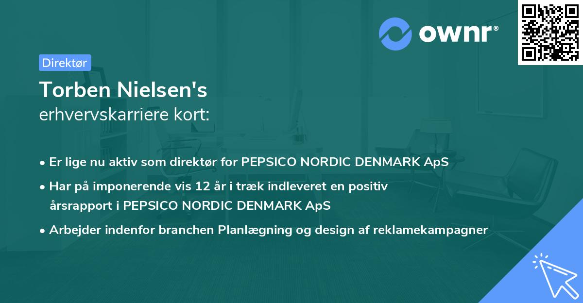 Torben Nielsen's erhvervskarriere kort