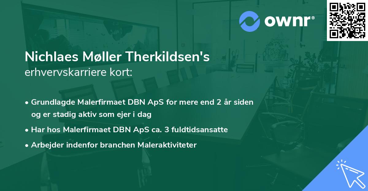 Nichlaes Møller Therkildsen's erhvervskarriere kort