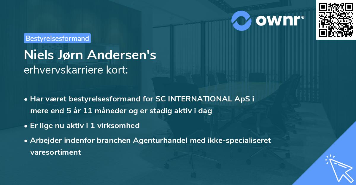 Niels Jørn Andersen's erhvervskarriere kort