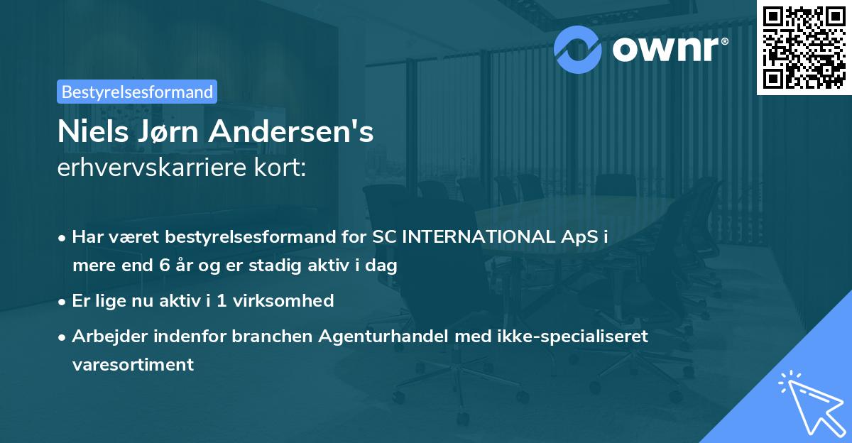 Niels Jørn Andersen's erhvervskarriere kort