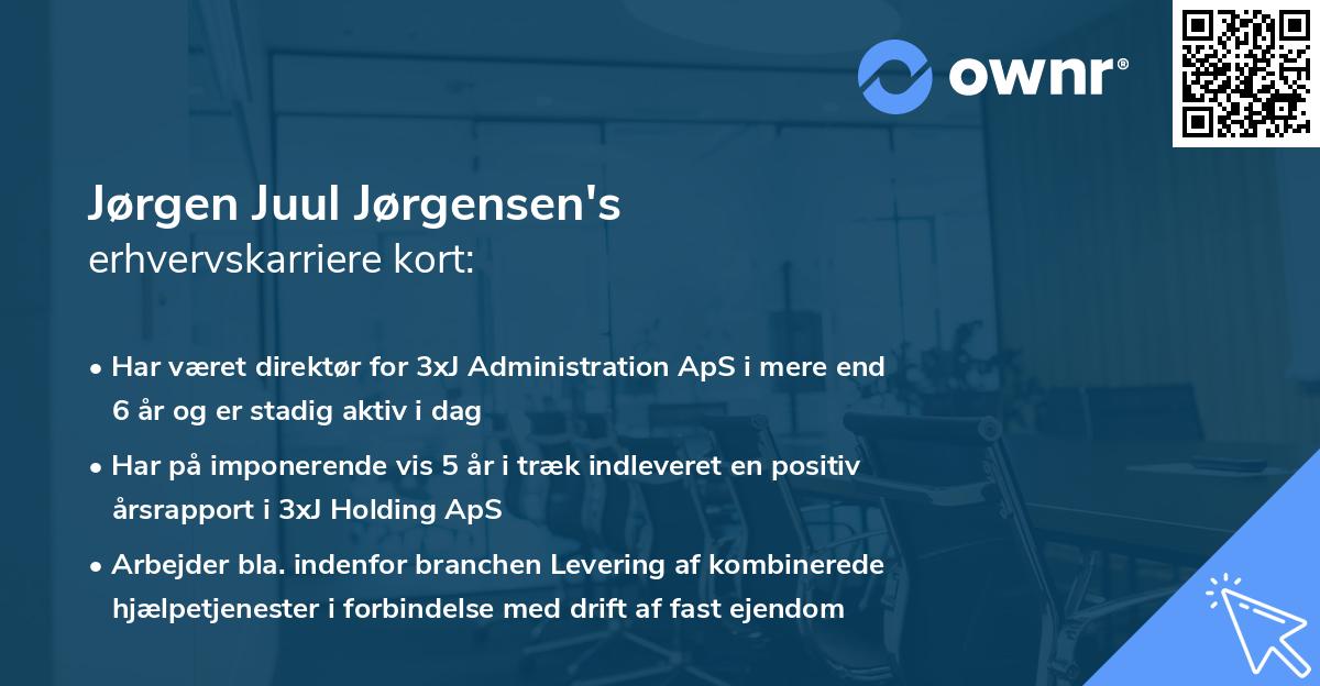 Jørgen Juul Jørgensen's erhvervskarriere kort