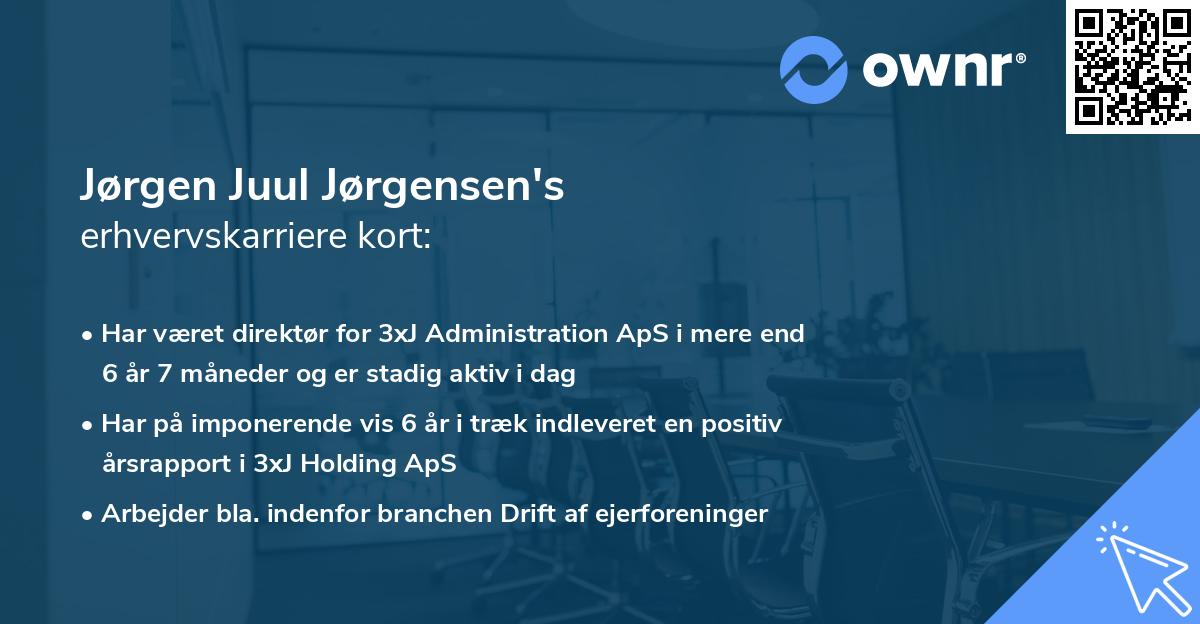 Jørgen Juul Jørgensen's erhvervskarriere kort