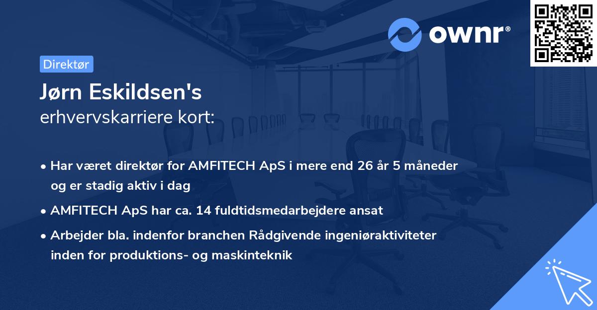 Jørn Eskildsen's erhvervskarriere kort