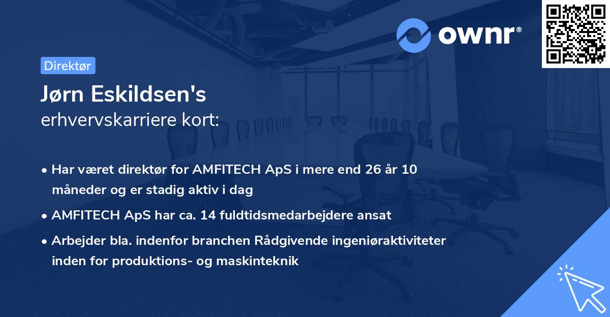 Jørn Eskildsen's erhvervskarriere kort