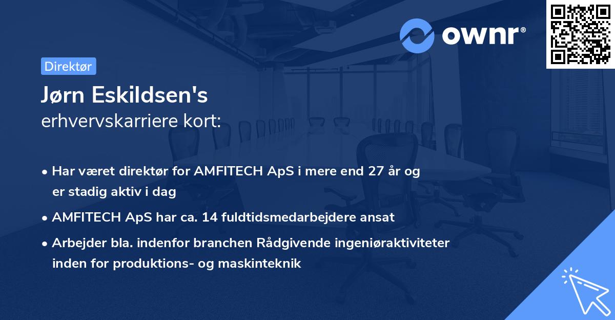 Jørn Eskildsen's erhvervskarriere kort