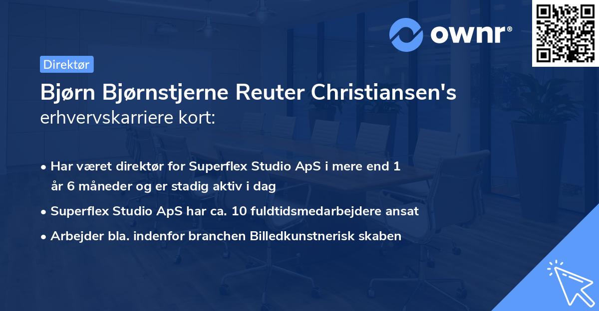 Bjørn Bjørnstjerne Reuter Christiansen's erhvervskarriere kort