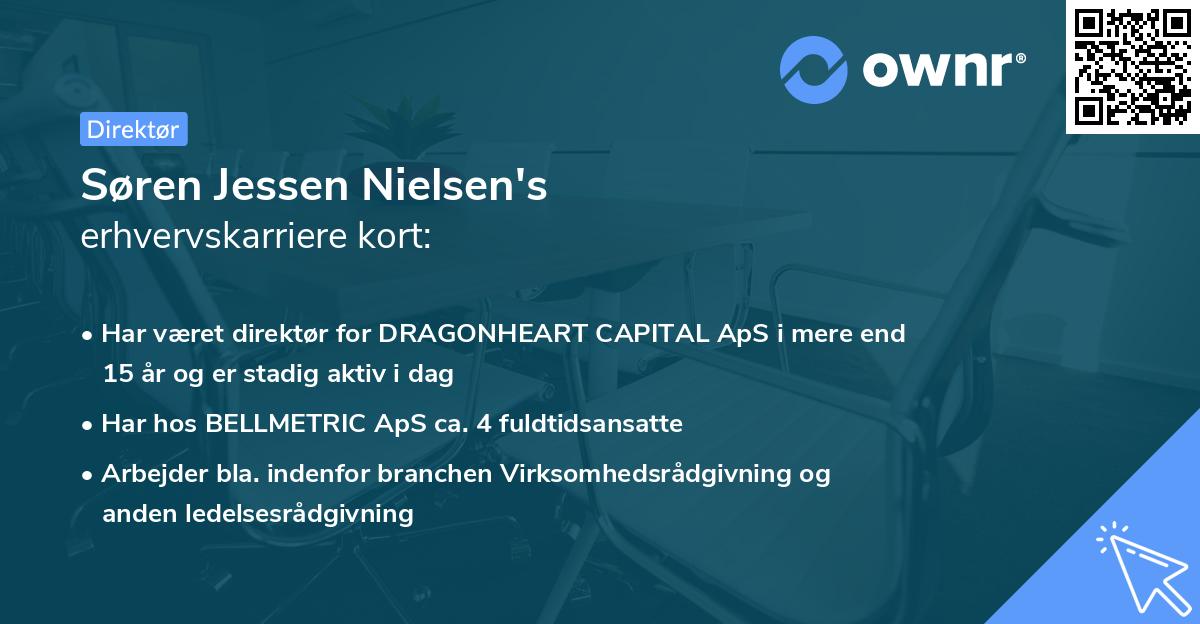 Søren Jessen Nielsen's erhvervskarriere kort
