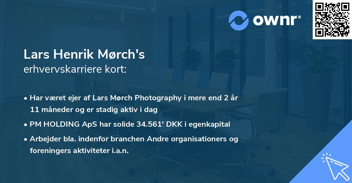 Lars Henrik Mørch's erhvervskarriere kort