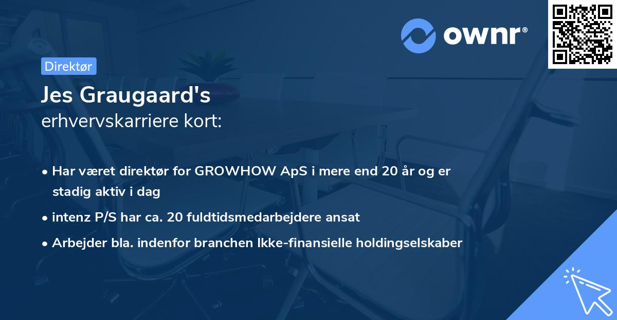 Jes Graugaard's erhvervskarriere kort