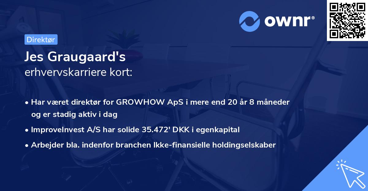 Jes Graugaard's erhvervskarriere kort