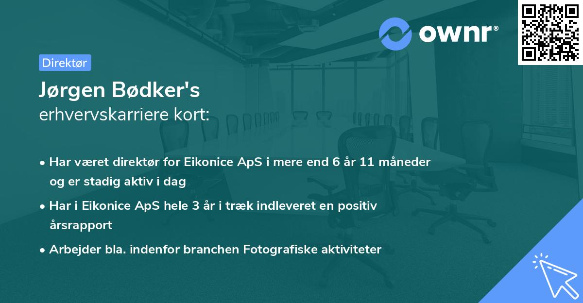 Jørgen Bødker's erhvervskarriere kort