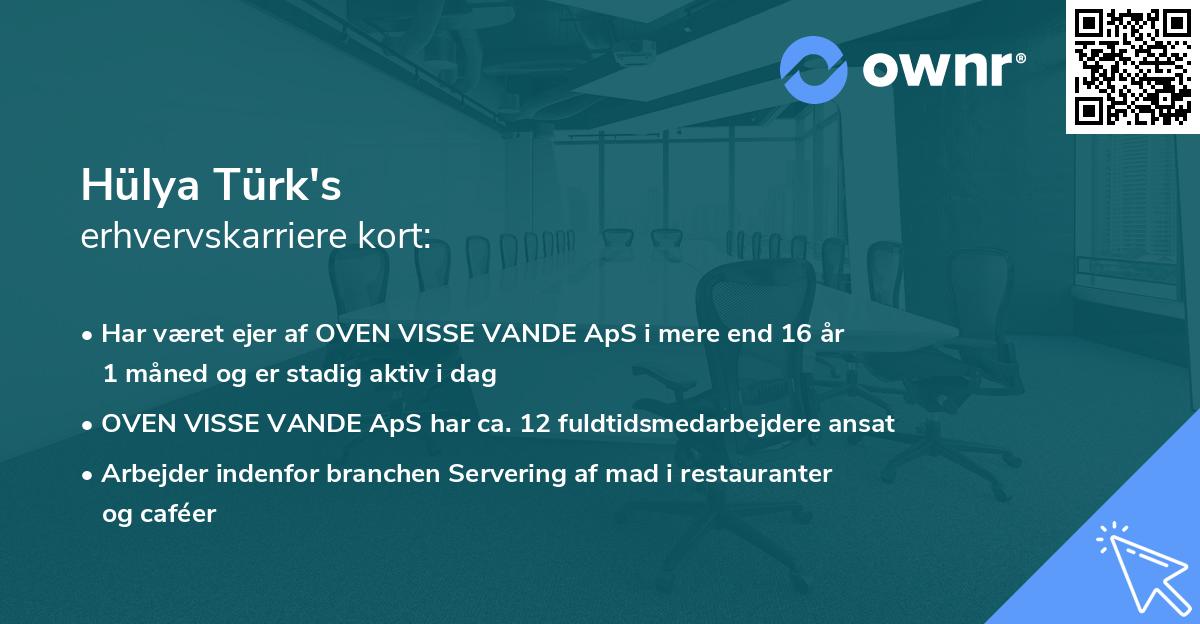Hülya Türk's erhvervskarriere kort