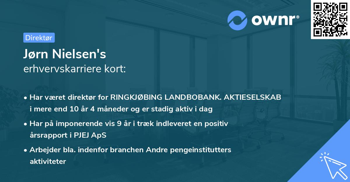 Jørn Nielsen's erhvervskarriere kort