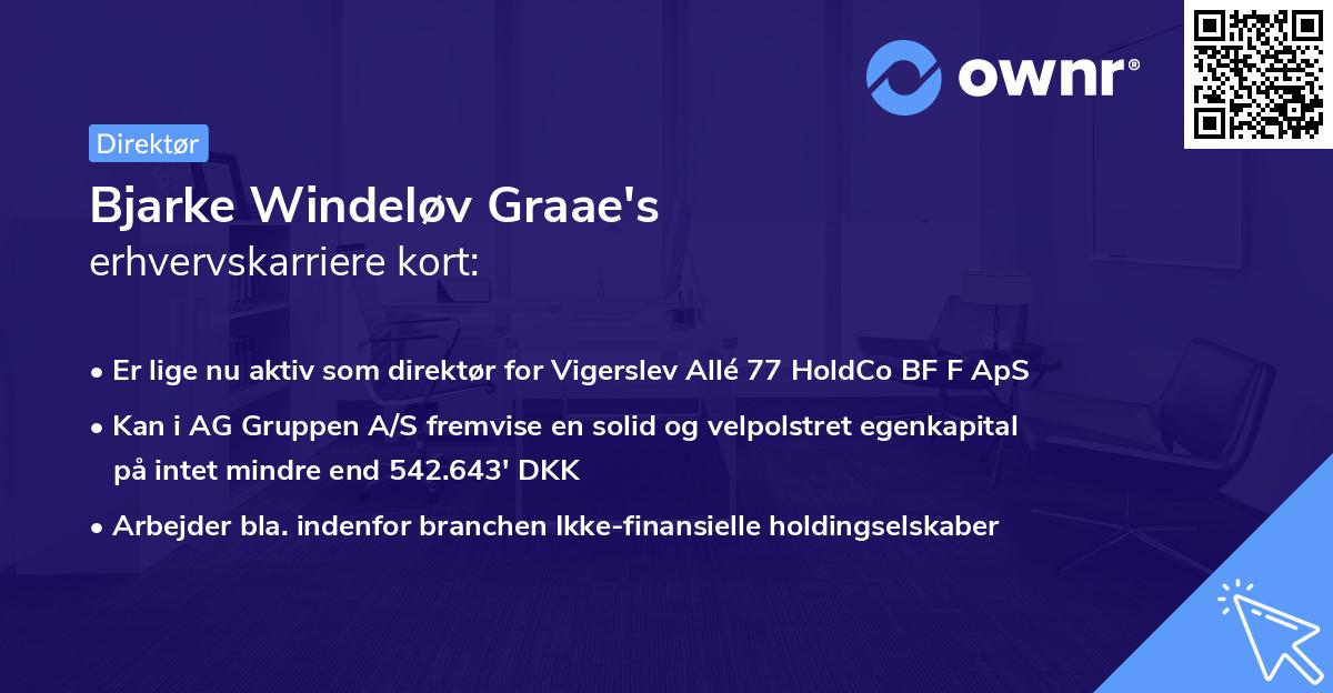 Bjarke Windeløv Graae's erhvervskarriere kort