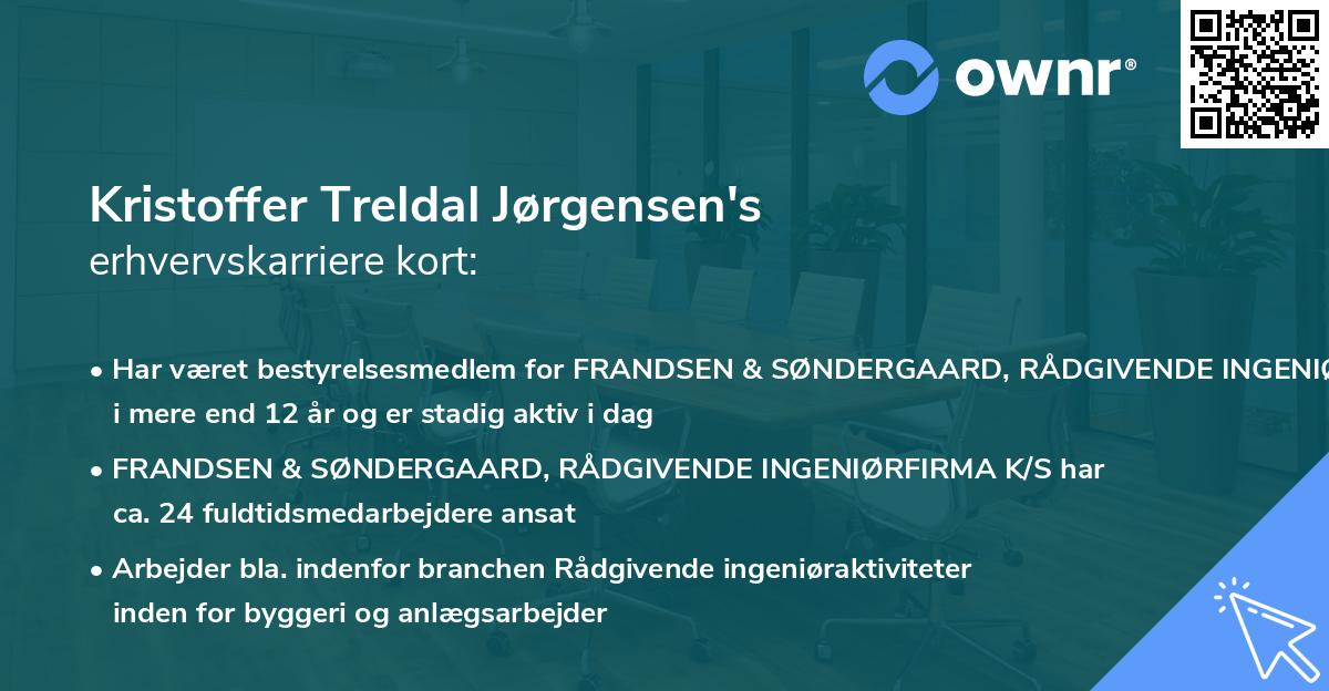 Kristoffer Treldal Jørgensen's erhvervskarriere kort