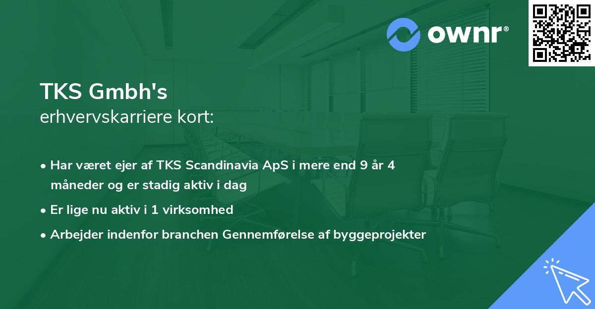 TKS Gmbh's erhvervskarriere kort