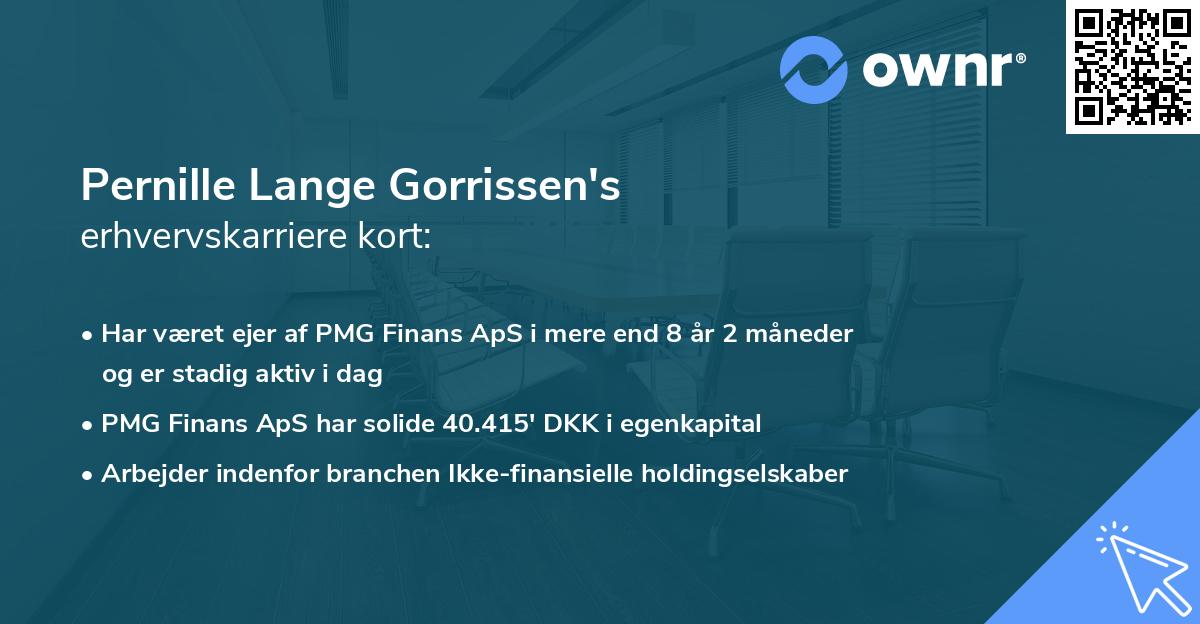 Pernille Lange Gorrissen's erhvervskarriere kort