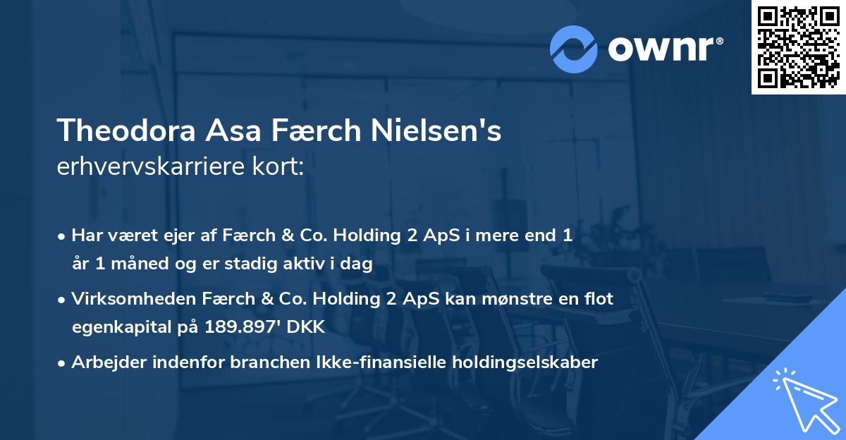 Theodora Asa Færch Nielsen's erhvervskarriere kort