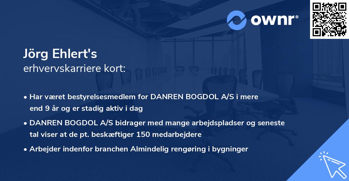 Jörg Ehlert's erhvervskarriere kort