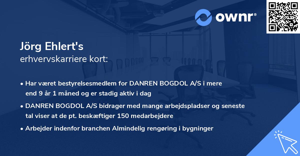 Jörg Ehlert's erhvervskarriere kort